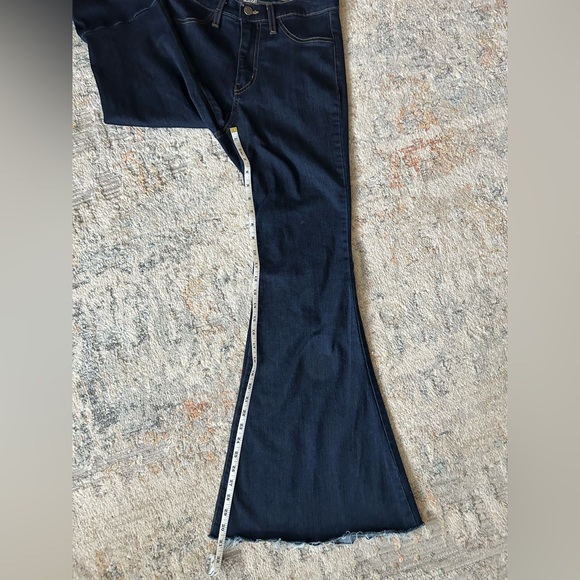 Judy blue flare leg high-rise dark blue denim jeans women’s size 5/27 - Picture 3 of 8